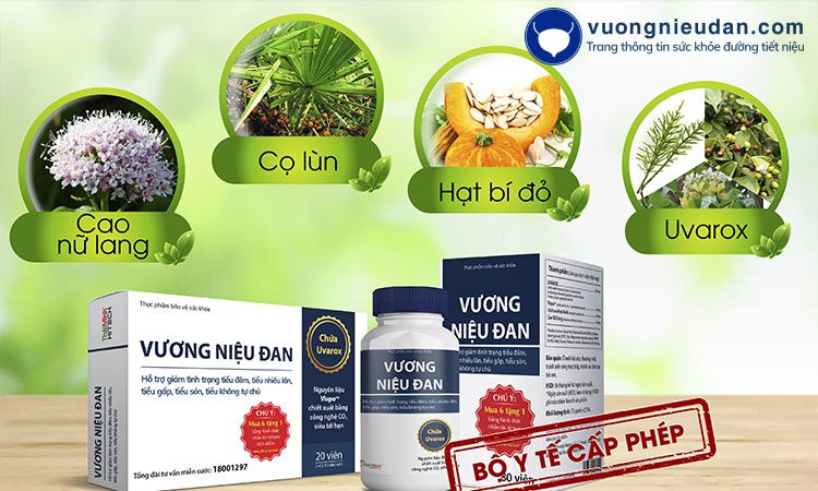 Vương Niệu Đan - Giải pháp vàng cho bàng quang kích thích 1