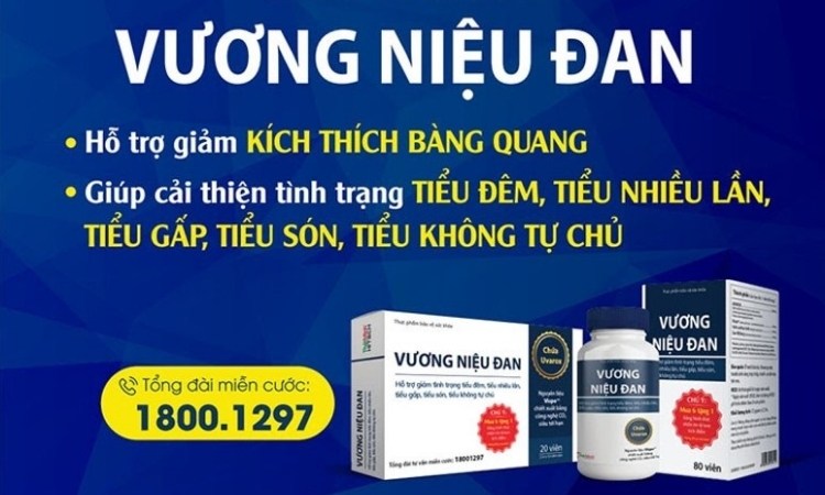 Vương Niệu Đan - hỗ trợ điều trị bàng quang tăng hoạt hiệu quả