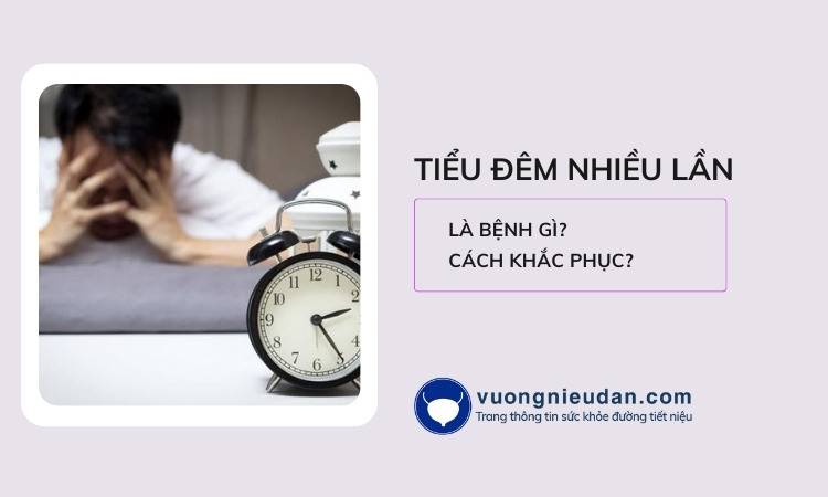 Đi tiểu nhiều vào đêm là bệnh gì? Cách khắc phục?