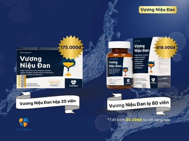 vương niệu đan 20 viên và 80 viên