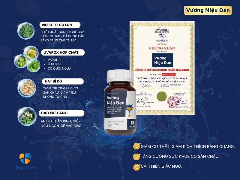 Thành phần thuốc Vương Niệu Đan