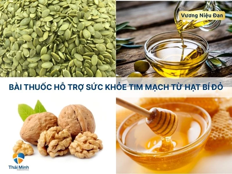 Cải thiện sức khỏe tim mạch với hạt bí đỏ
