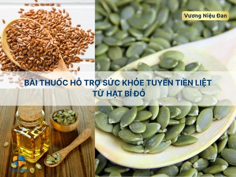 Hỗ trợ sức khỏe tuyến tiền liệt với hạt bí đỏ
