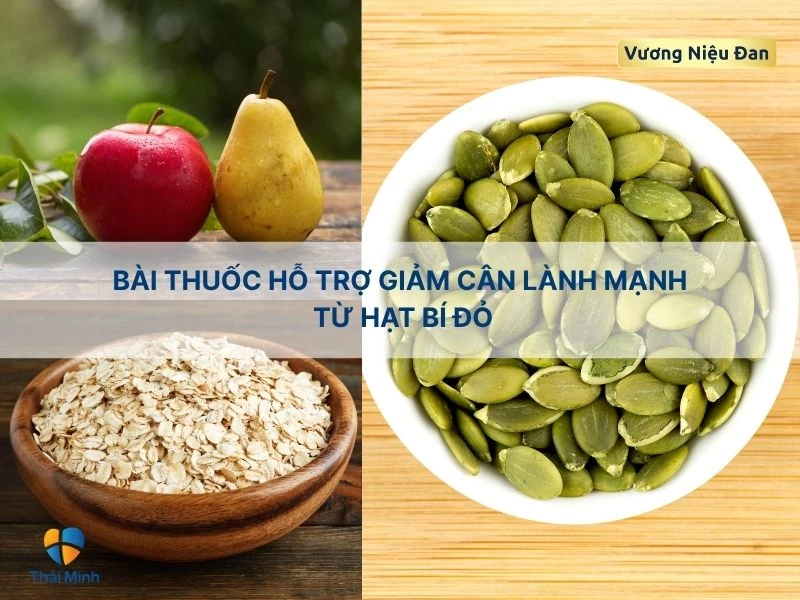 Hỗ trợ giảm cân với hạt bí đỏ
