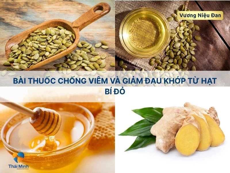 Chống viêm và đau nhức xương khớp với hạt bí đỏ