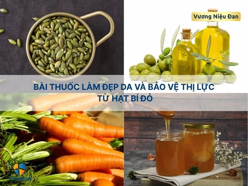 Làm đẹp da bảo vệ thị lực với hạt bí đỏ